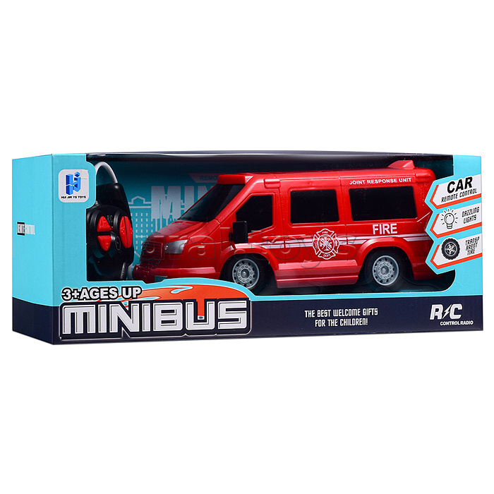 Машина "Пожарная служба" р/у, 27 MHz, в коробке