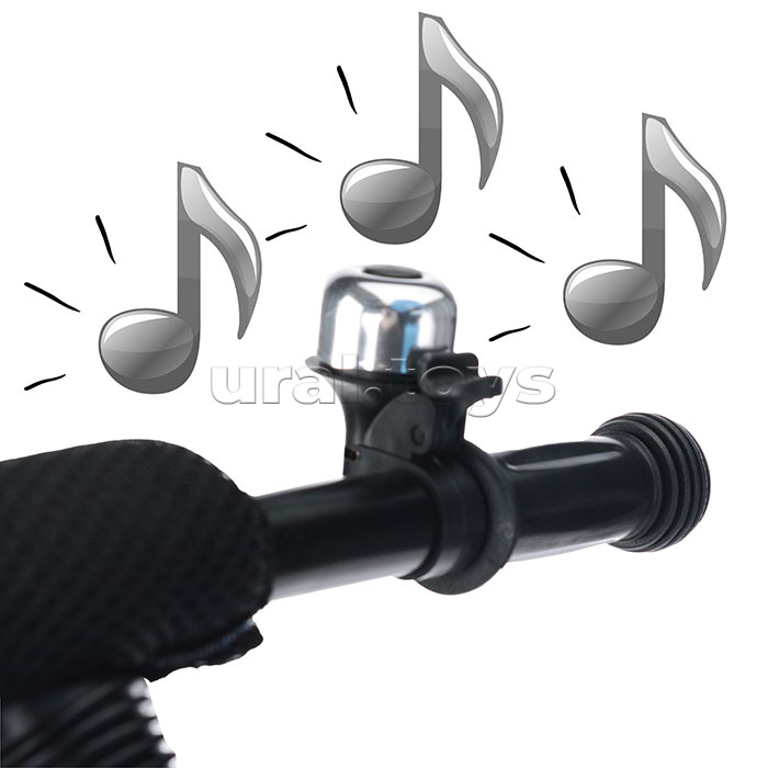 Велосипед 3-х колесный, резиновые покрышки, синий