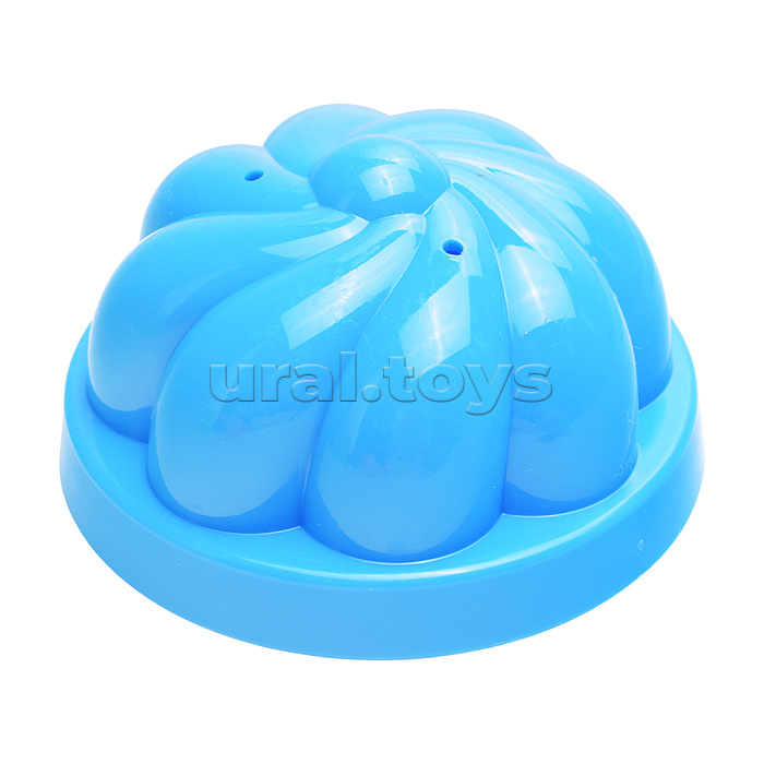 Набор №168 (в рюкзаке): ведро-цветок большое, ситечко-цветок большое, лопатка №5, грабельки №5, формочки (белочка + пёсик + котёнок + медведь), 3 формочки, лейка малая №4