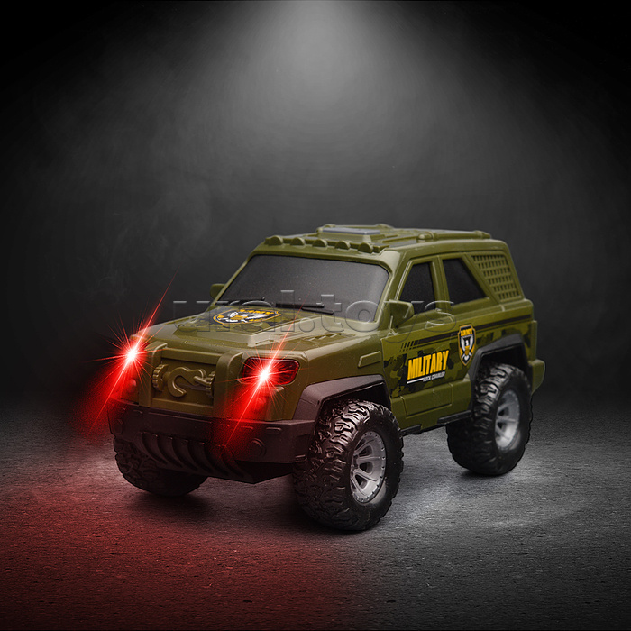 Машина "Военный внедорожник" в коробке