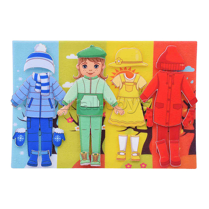 Дашина одежда, фетр