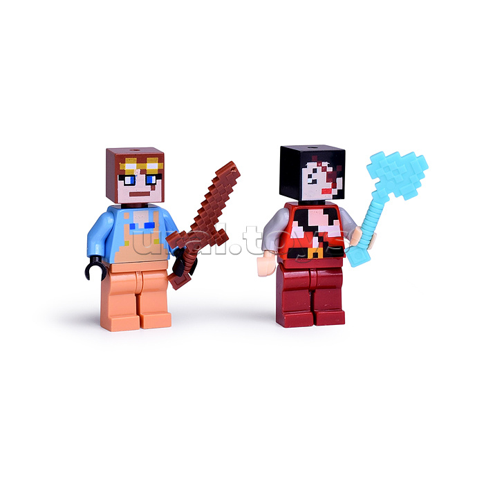 Фигурки для конструктора "Мой мир" 4шт (с магнитными кубиками)