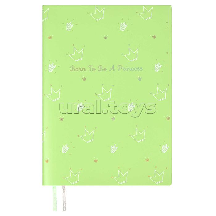 Записная книжка 56л. А6+ "Записки принцессы" 135x188 мм, мягкий переплёт, ниткошве
