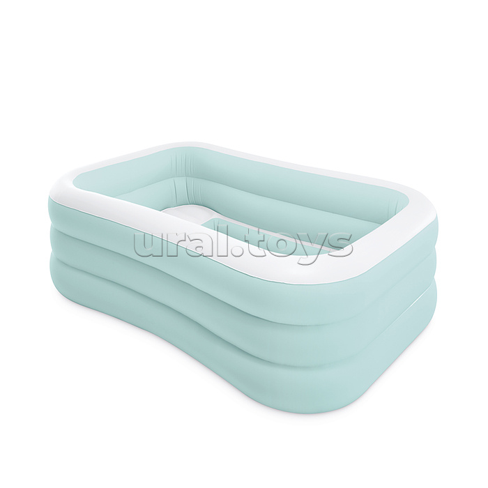 Бассейн надувной семейный "Swim Center" с сиденьями и подстаканниками, 264х165х56см, от 6 лет, 58497NP INTEX