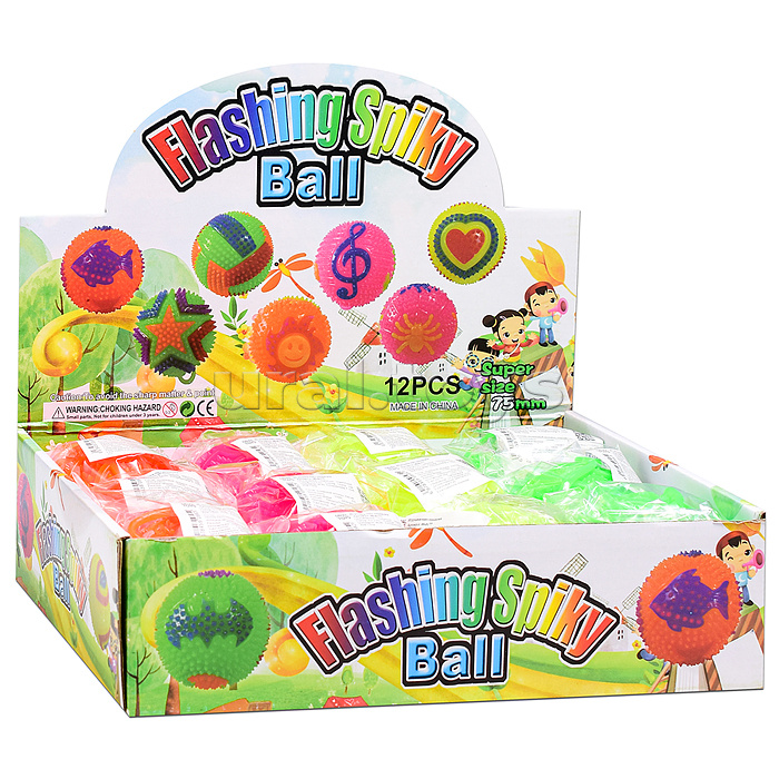 Игрушка-пищалка "Узорный круглик" (7,5 см) в коробке