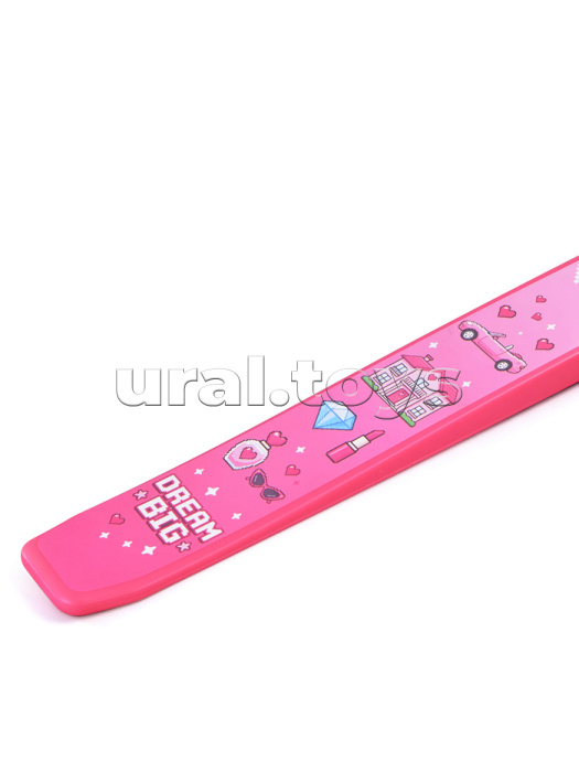 Лыжи детские "Подружки" ROCKET SKI JUNIOR 90/90 см, универсальное крепление, с палками