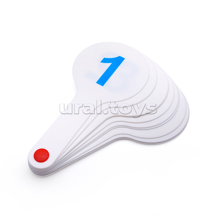 Касса-веер "Цифры" цифры до 20, 1 веер в упаковке