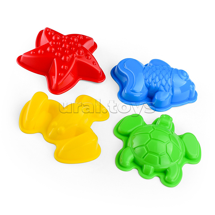 Набор для песка L18см (формочки 4шт)