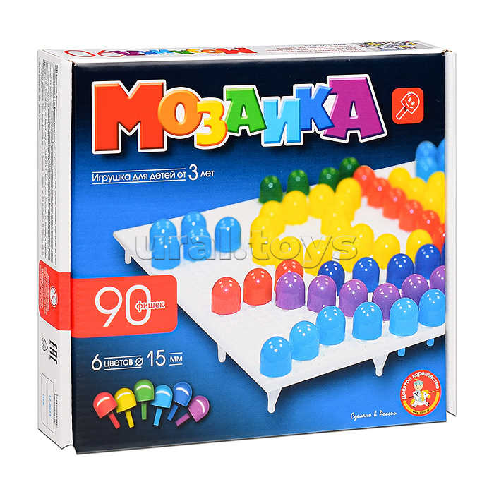 Мозаика 15/90 цветная