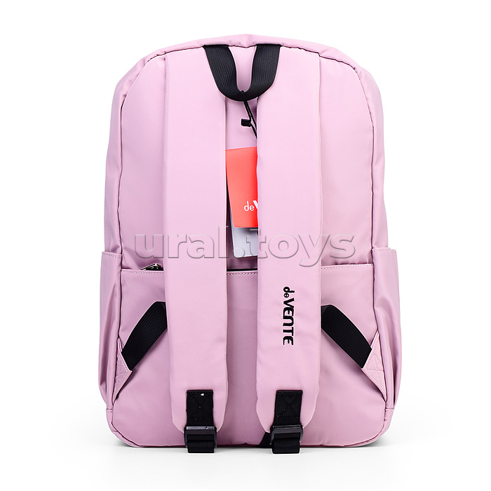 Рюкзак "Karma" подростковый 42x31x20 см (18 л) 500 г, нейлоновый, подклад, 1 отделение, 1 передний карман на молнии, 2 боковых кармана, 1 потайной карман анти-вор в спинке, уплотненная спинка и лямки, бегунок из репсовой ленты с печатью на переднем карман