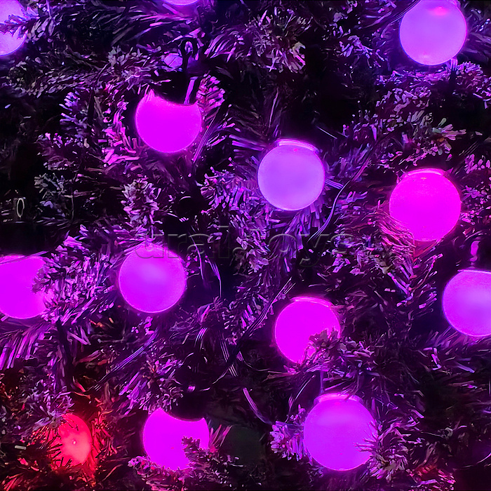 Электрогирлянда-Smart 6 м, 20 ламп, 10 режимов, USB, ИК пульт (цветная)в пакете