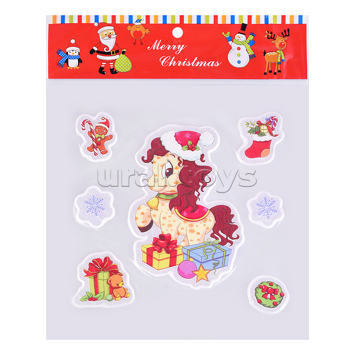 Наклейки для декора "Новогодние чудеса" (18х18 см)