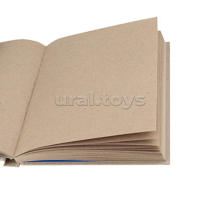 Скетчбук 80л. с пошаговыми эскизами "Кошачий" 7БЦ, бл-краф бумага, крафт,