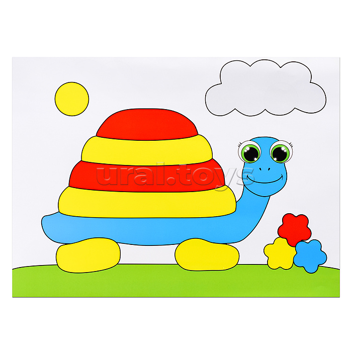 Мозаика (d.40мм/100 деталей) с прозрачным полем