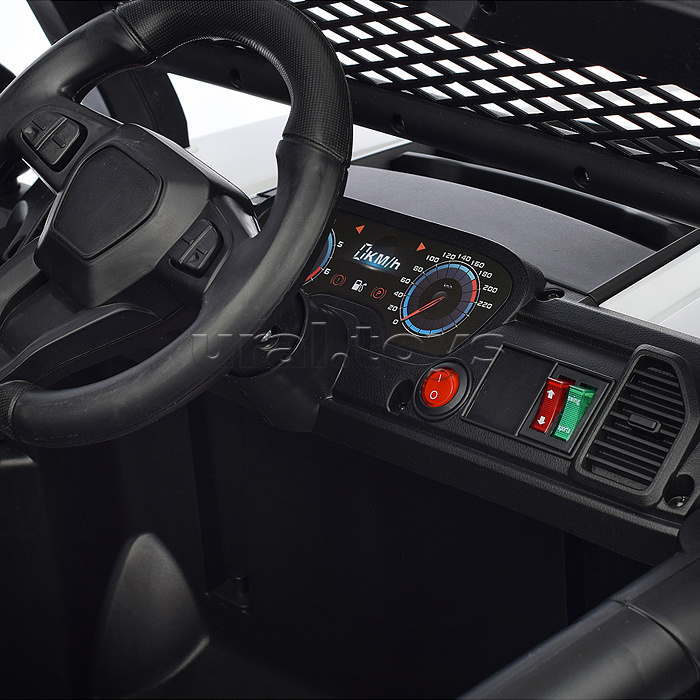 Электромобиль "Профи" на аккумуляторе, с р/у управлением, в коробке (белый)