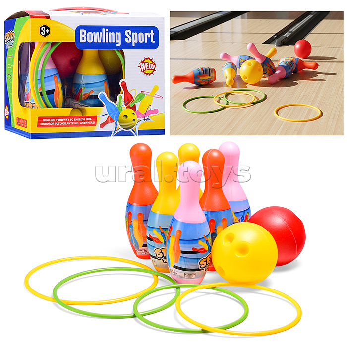 Игра Боулинг "Веселые броски" в коробке