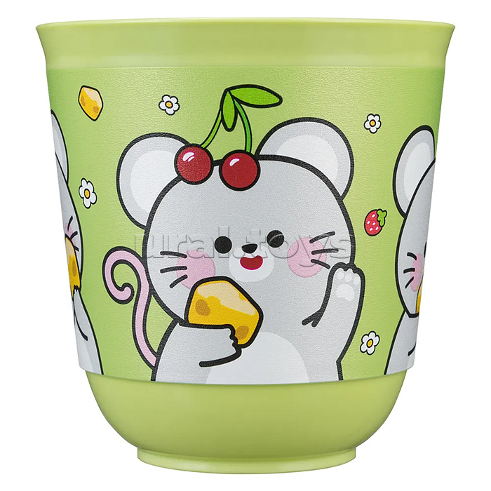 Стакан детский с декором 270мл (Зеленый)