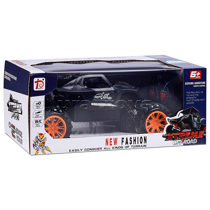 Машина "Ралли" черная р/у, 27MHz, в коробке