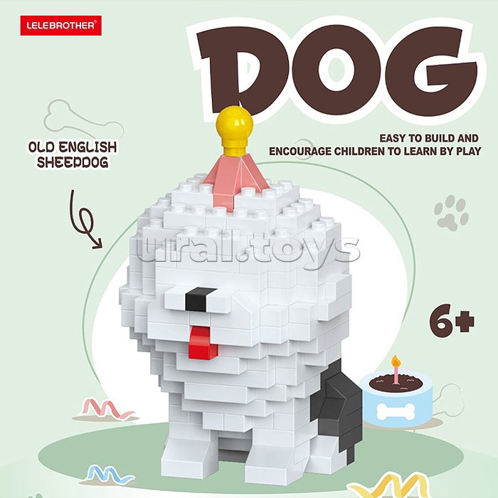 Конструктор "Собака" (178 дет.) в коробке