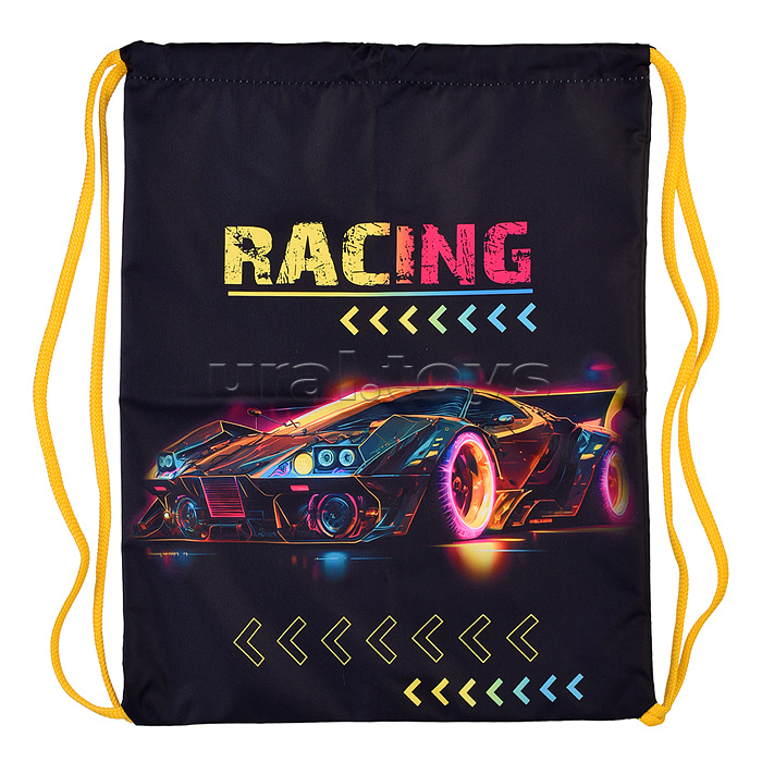 Мешок для обуви "Racing" 1 отделение, размер 370*470 мм, петля для подвеса, полиэстер, 210 ден Мешок для обуви "Racing" 1 отделение, размер 370*470 мм, петля для подвеса, полиэстер, 210 ден