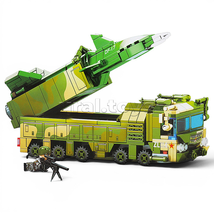Конструктор 203250 "Ракетоносная машина" (368 дет) в коробке