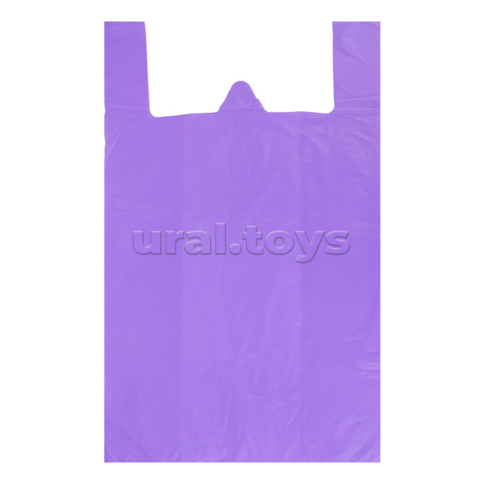 Пакет ПЭ типа "майка" 45х75см "Фиолетовая"