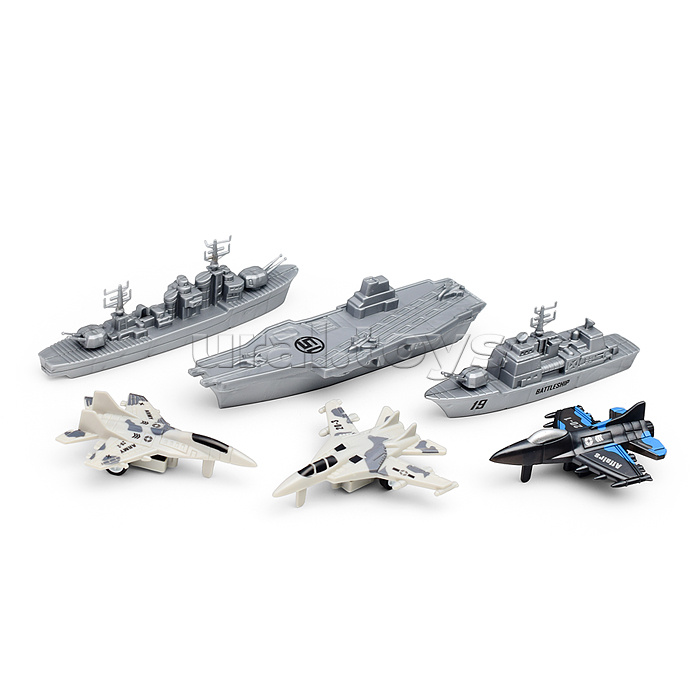 Набор армия "Морской бой" с истребителями, в пакете