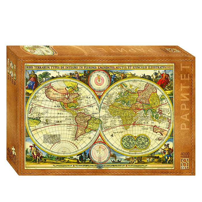 Пазлы 4000 "Историческая карта. 1657"
