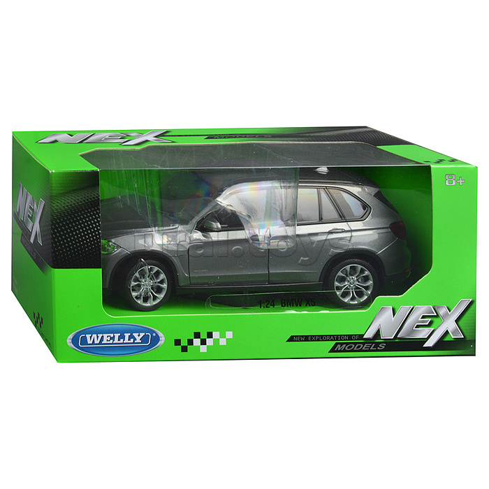Машинка 1:24 BMW X5, серый Машинка 1:24 BMW X5, серый