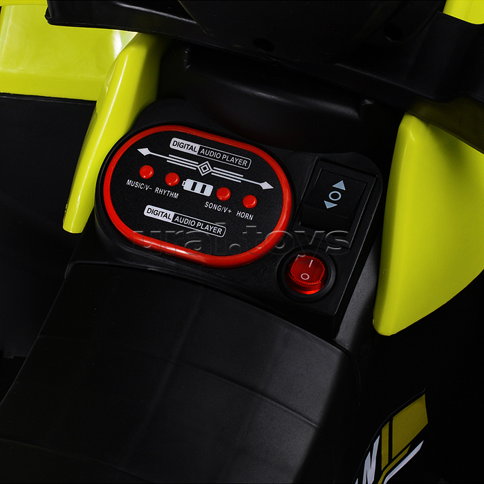 Электромобиль детский "Квадроцикл" (цвет зеленый)