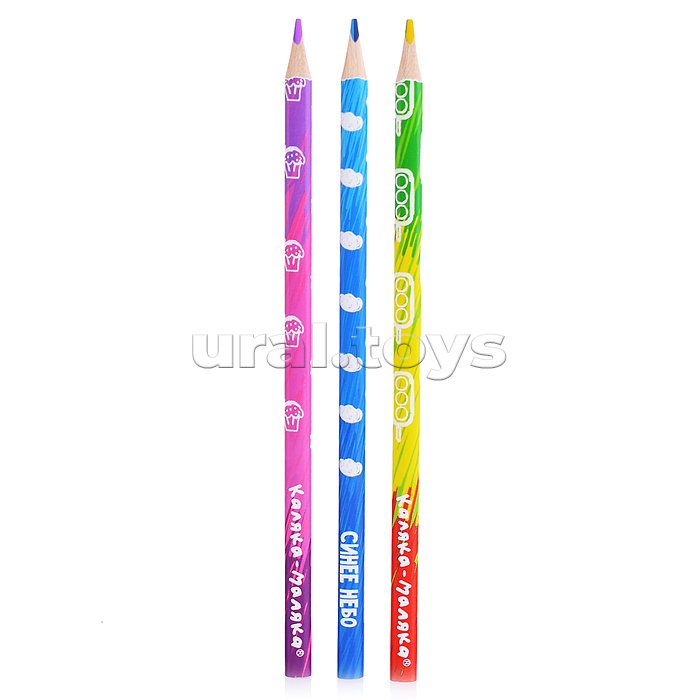 Набор цветн. каранд 3 цв. 12 шт., мультиколор в грифеле Набор цветн. каранд 3 цв. 12 шт., мультиколор в грифеле