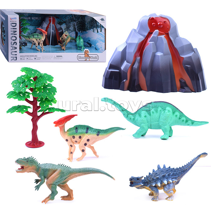 Игровой набор "Динозавры" в коробке