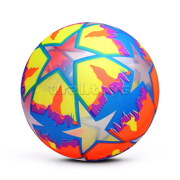 Мяч надувной детский PVC "Яркие звёзды" 22см