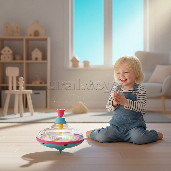 Юла прозрачная большая