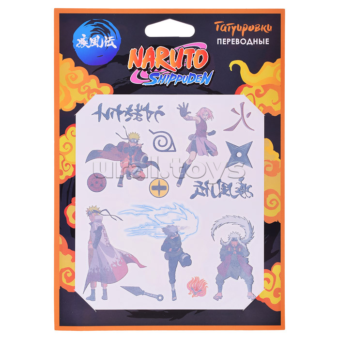Переводные татуировки "Naruto" Переводные татуировки "Naruto"
