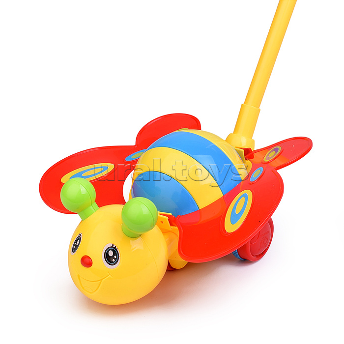 Каталка 0376 "Яркая бабочка" в пакете