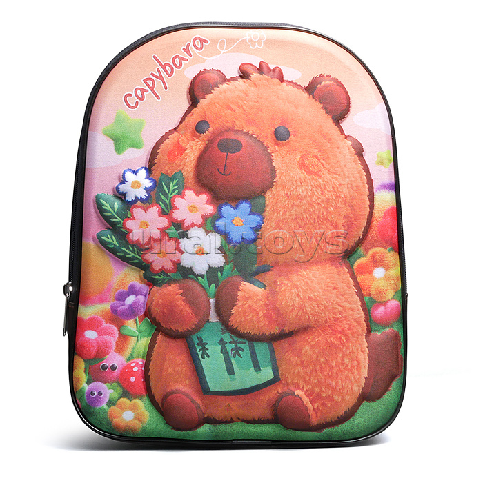 Рюкзак детский "Капибара" 31.5x26x10 см, 1 отделение, ОПП-упаковка
