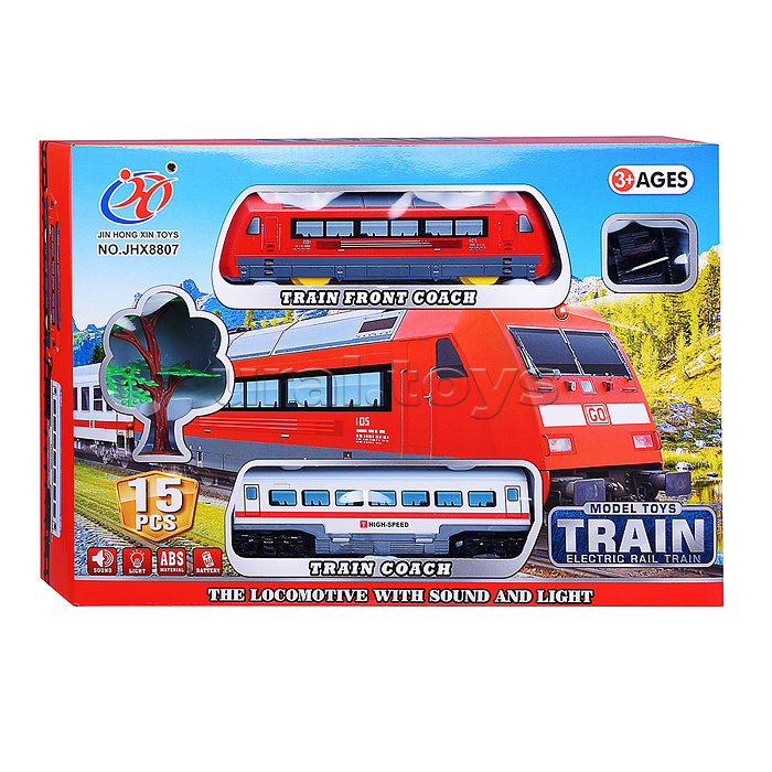 Железная дорога "Train front coach" в коробке Железная дорога "Train front coach" в коробке