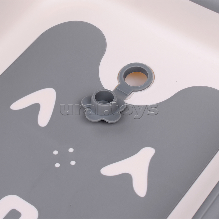 Ванночка для купания (цвет: белый/серый), в коробке