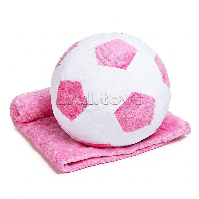 Мягкая игрушка "Мягкий мяч" с пледом (110х150)