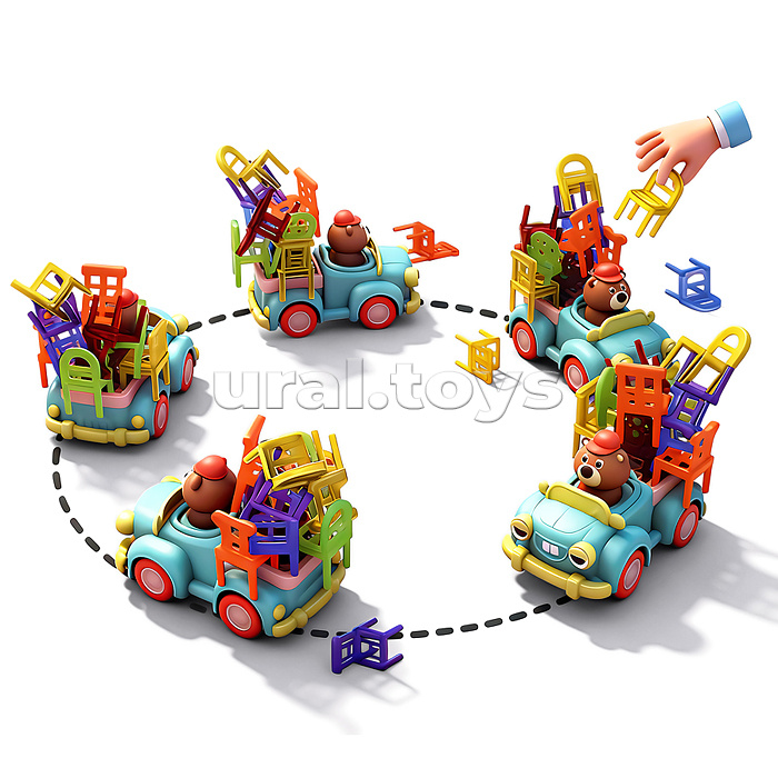 Машина "Держи баланс" в коробке