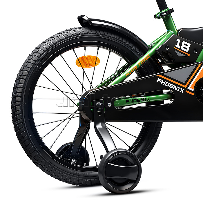 Велосипед 18" Rocket Phoenix, цвет зеленый
