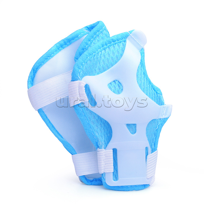 Набор защиты для катания (цвет бело/синий)