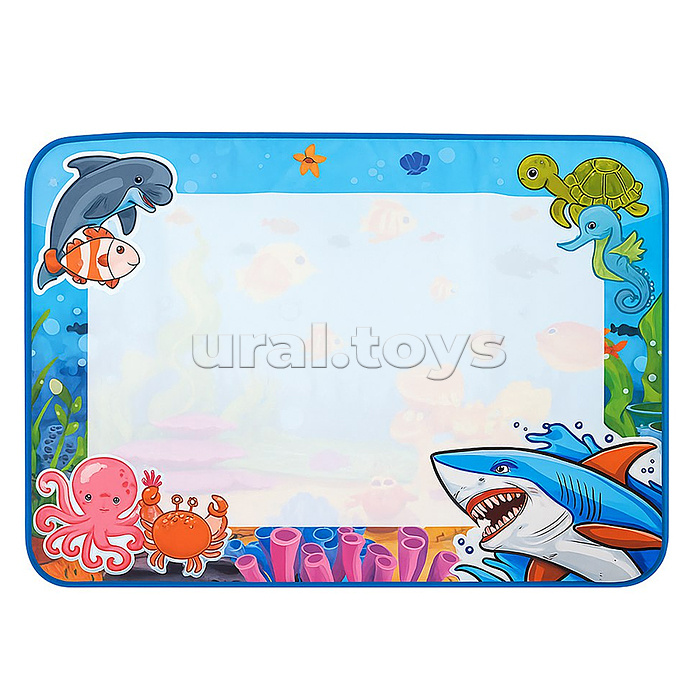 Коврик для рисования "Подводный мир" в коробке