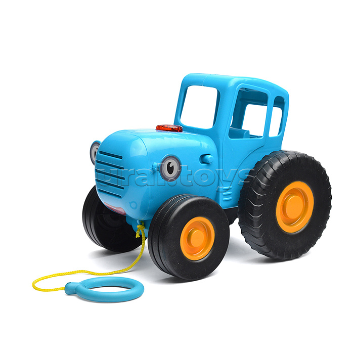 Каталка с прицепом "Синий трактор" (30 песен, фраз, звуков)