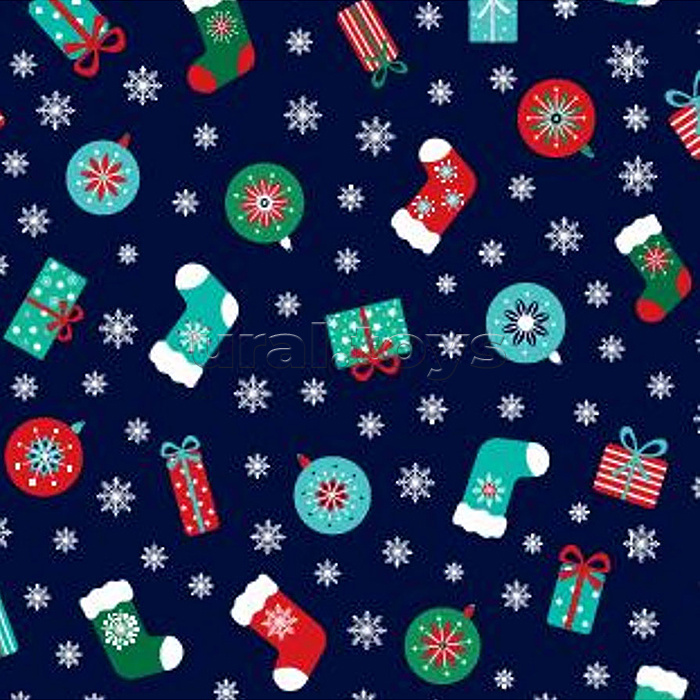 Упаковочная бумага "Новогоднее чудо" в ассортименте (70х100см, 1л, 5 дизайнов в шоубоксе)