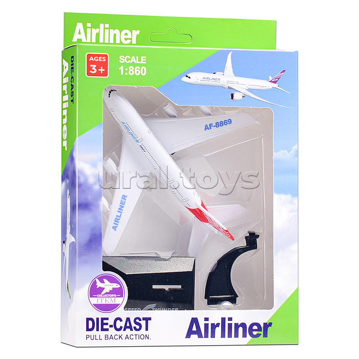 Самолет, металл "Властелин неба" в коробке