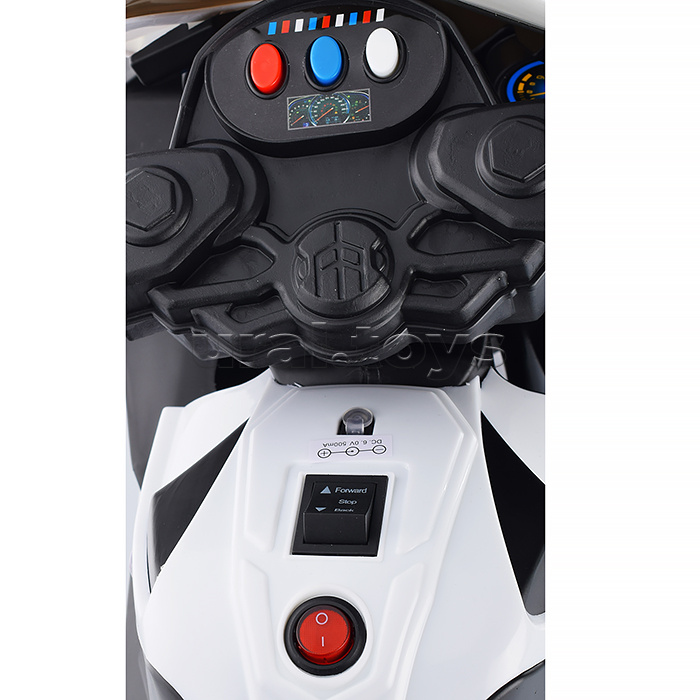 Детский электромотоцикл ROCKET "Байк",1 мотор 20 ВТ, белый