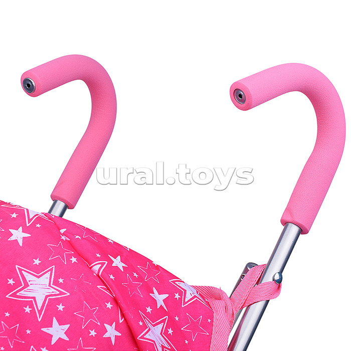 Коляска для кукол, металлическая, прогулочная, складная