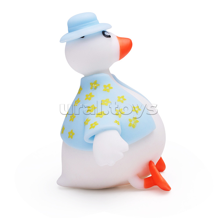 Фигурка антистресс Goose friends Белый гусь Карл 9см